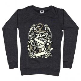 Bluza adler dama heart and anchor negru melanj