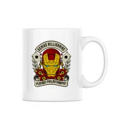 Cana personalizata genius billionaire alb