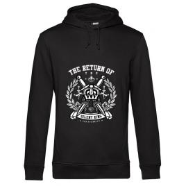 Hoodie barbat cu gluga crown negru