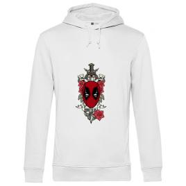 Hoodie barbat cu gluga hard to kill alb