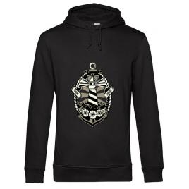 Hoodie barbat cu gluga lighthouse negru