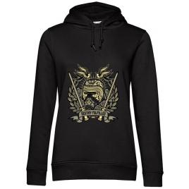 Hoodie dama cu gluga destiny fulfilled negru