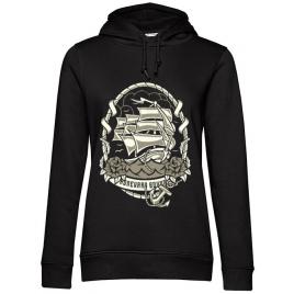 Hoodie dama cu gluga ship negru