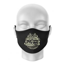 Masca personalizata reutilizabila rockabilly hotrod negru