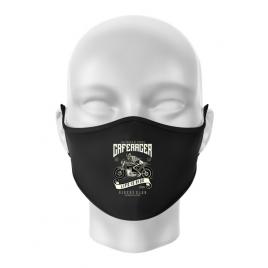Masca personalizata reutilizabila speed of caferacer negru