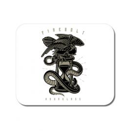 Mousepad personalizat hourglass alb