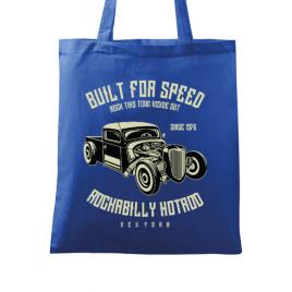 Sacosa din panza built for speed albastru regal