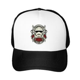 Sapca personalizata sugar skull trooper alb