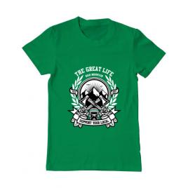 Tricou adler barbat axe verde mediu