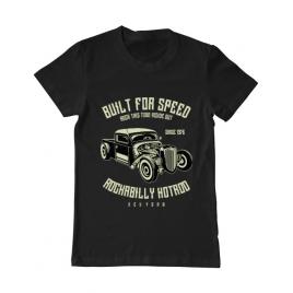 Tricou adler barbat built for speed negru