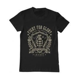 Tricou adler barbat fight for glory negru