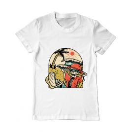 Tricou adler barbat have a break alb