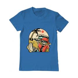 Tricou adler barbat have a break albastru azuriu