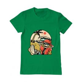 Tricou adler barbat have a break verde mediu