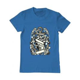 Tricou adler barbat heart and anchor albastru azuriu