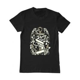 Tricou adler barbat heart and anchor negru