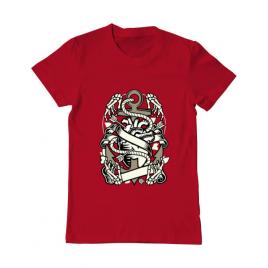 Tricou adler barbat heart and anchor rosu
