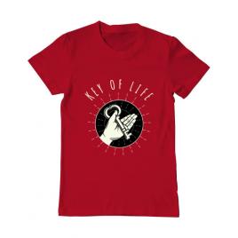 Tricou adler barbat key of life rosu