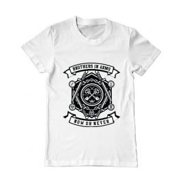 Tricou adler barbat keys alb