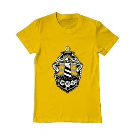 Tricou adler barbat lighthouse galben