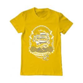 Tricou adler barbat ship galben
