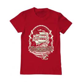 Tricou adler barbat ship rosu
