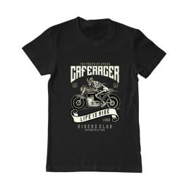 Tricou adler barbat speed of caferacer negru
