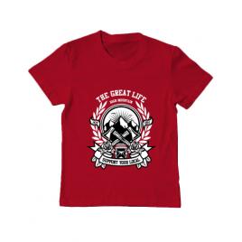 Tricou adler copil axe rosu