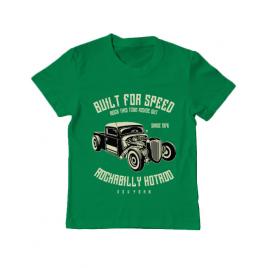 Tricou adler copil built for speed verde mediu