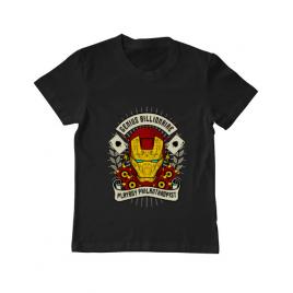 Tricou adler copil genius billionaire negru