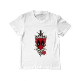 Tricou adler copil hard to kill alb