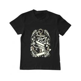 Tricou adler copil heart and anchor negru