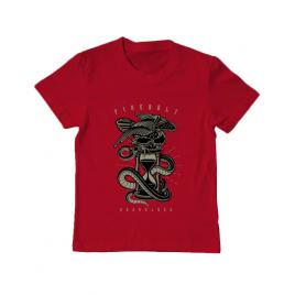 Tricou adler copil hourglass rosu