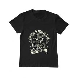 Tricou adler copil lets ride bike negru