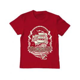 Tricou adler copil ship rosu