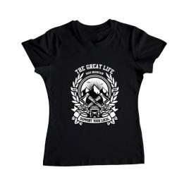 Tricou adler dama axe negru