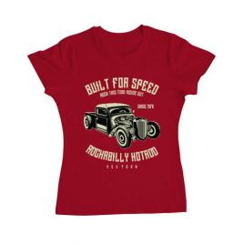 Tricou adler dama built for speed rosu