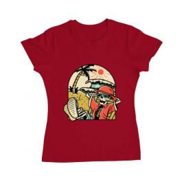 Tricou adler dama have a break rosu