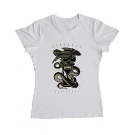 Tricou adler dama hourglass alb