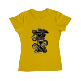 Tricou adler dama hourglass galben