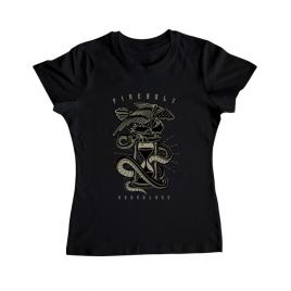 Tricou adler dama hourglass negru