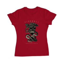 Tricou adler dama hourglass rosu
