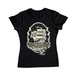 Tricou adler dama ship negru