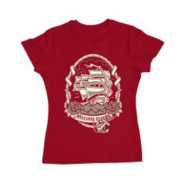 Tricou adler dama ship rosu