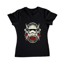 Tricou adler dama sugar skull trooper negru
