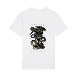 Tricou stanley stella barbat hourglass alb