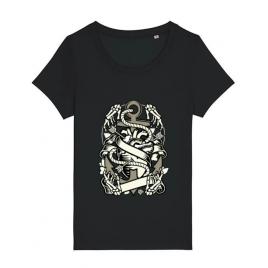 Tricou stanley stella dama heart and anchor negru
