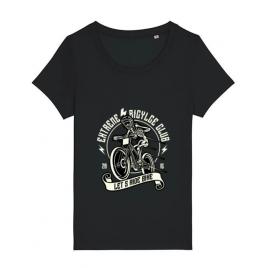 Tricou stanley stella dama lets ride bike negru