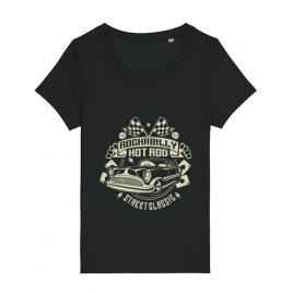 Tricou stanley stella dama rockabilly hotrod negru