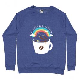 Bluza adler barbat coffeemagination albastru melanj